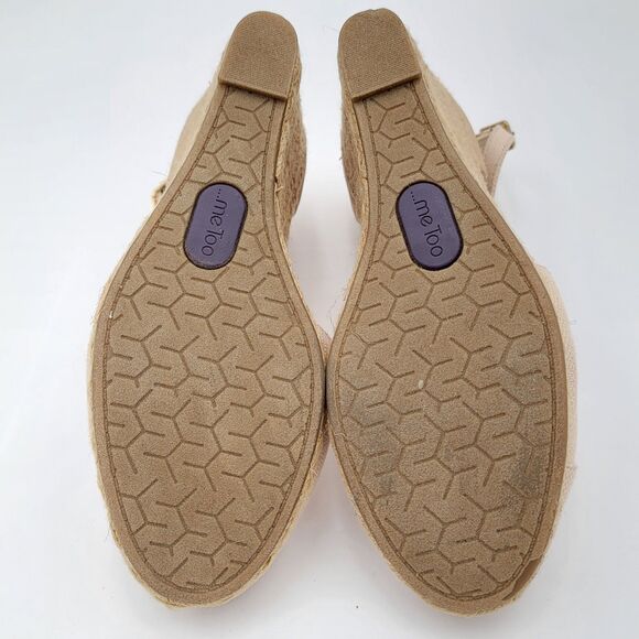 NEW Blakely Me Too Summer Sandals Toe Shoes Buckle Platform Espadrille Wedge 8M - Picture 5 of 13